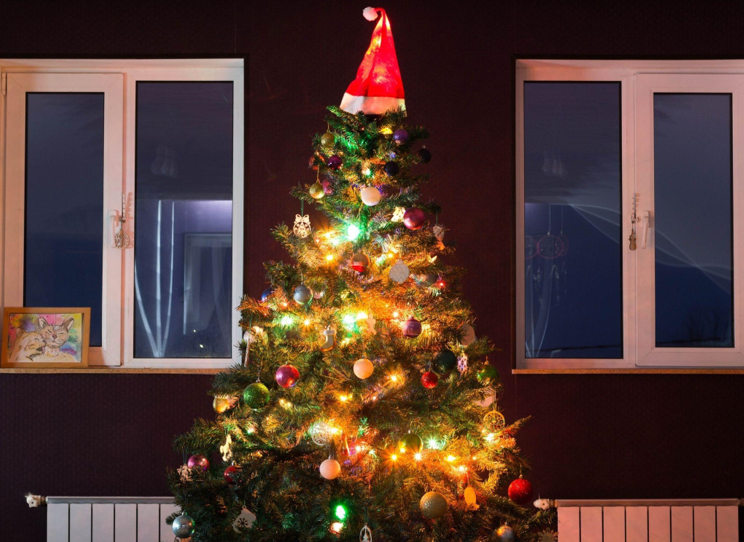 Spread Holiday Cheer with Slim Artificial Christmas Trees